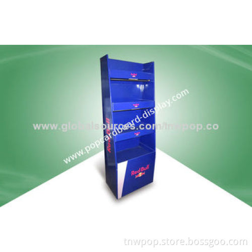 Fashionable POP floor display stand, popular design for beverage, eco-friendly, can be customizedNew